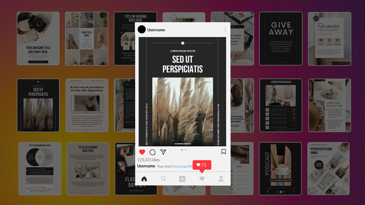 200 Aesthetic Editable Instagram Templates – Canva