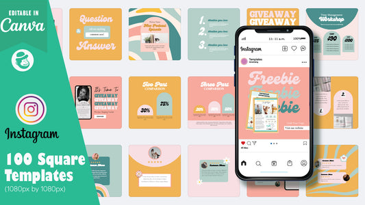 100 Pastel Pink Instagram Post & Story Templates – Canva
