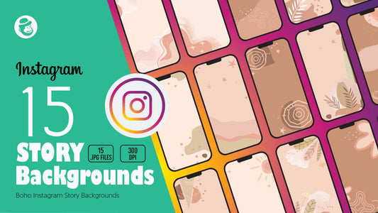 15 Aesthetic Watercolor Instagram Story Backgrounds