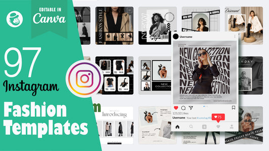 97 Fashion Instagram Post & Story Templates – Canva